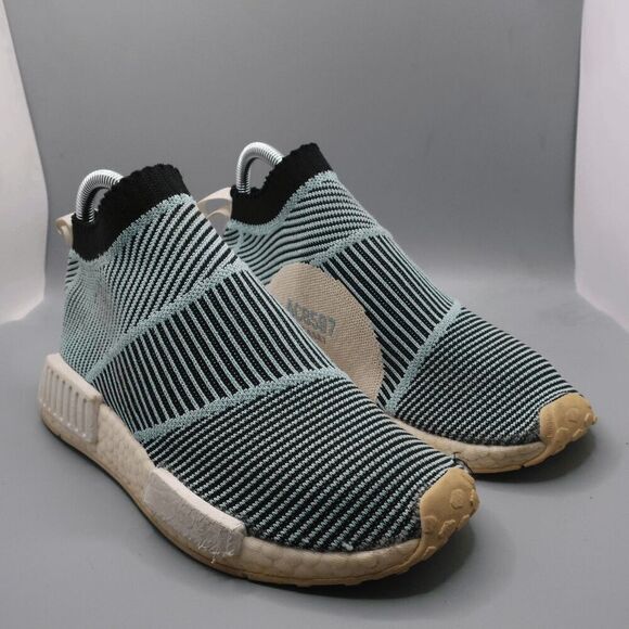 Adidas NMD CS1 Parley Primeknit Blue Spirit Shoes AC8597 Mens Size 5 /‎ Womens 7 - Picture 1 of 10